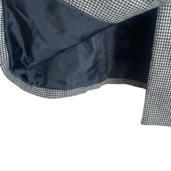 Vintage Bill Blass Women Tweed Jacket 10 Houndstooth Career Professional‎ Blazer - Picture 7 of 10